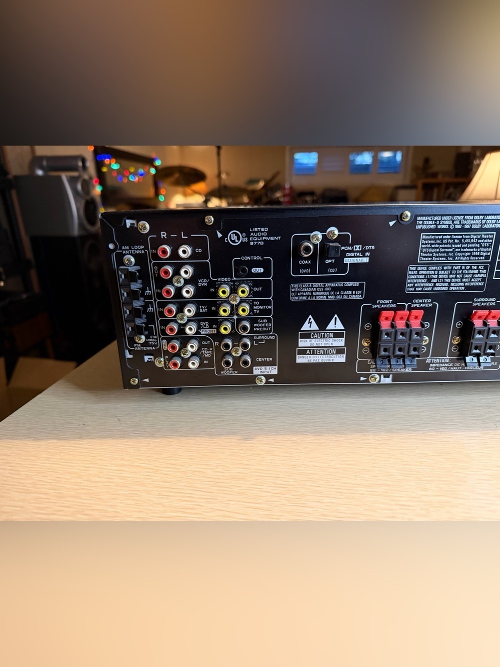 Pioneer VSX-D510 5.1 Channel Audio/Video Multi 100 Watts/Channel Receiver Tested - Picture 7 of 8